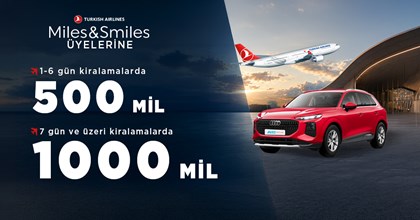 Aracınızı AVEC'ten Kiralayın, Hem İndirim Hem Mil Kazanın.
